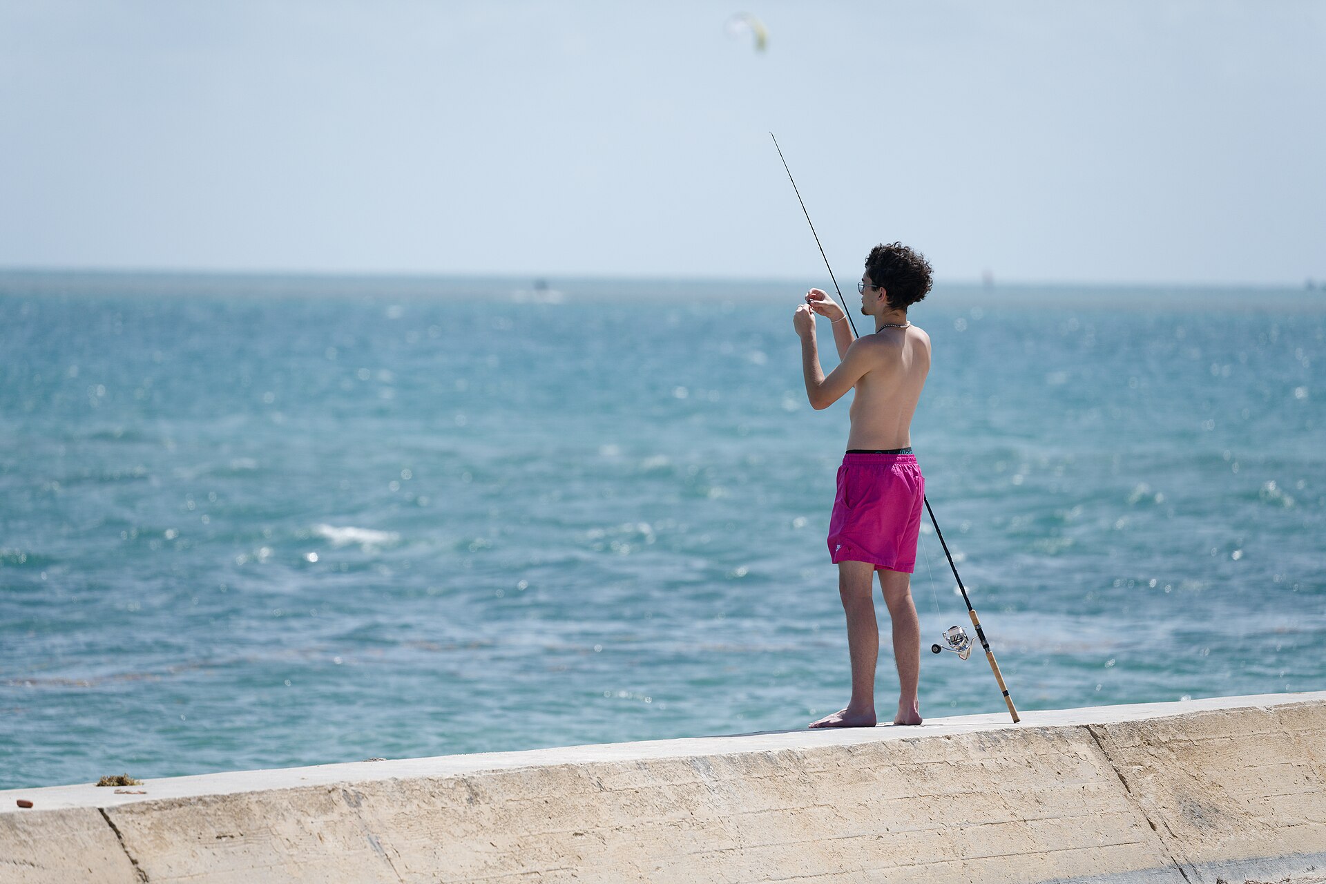 Surf fishing