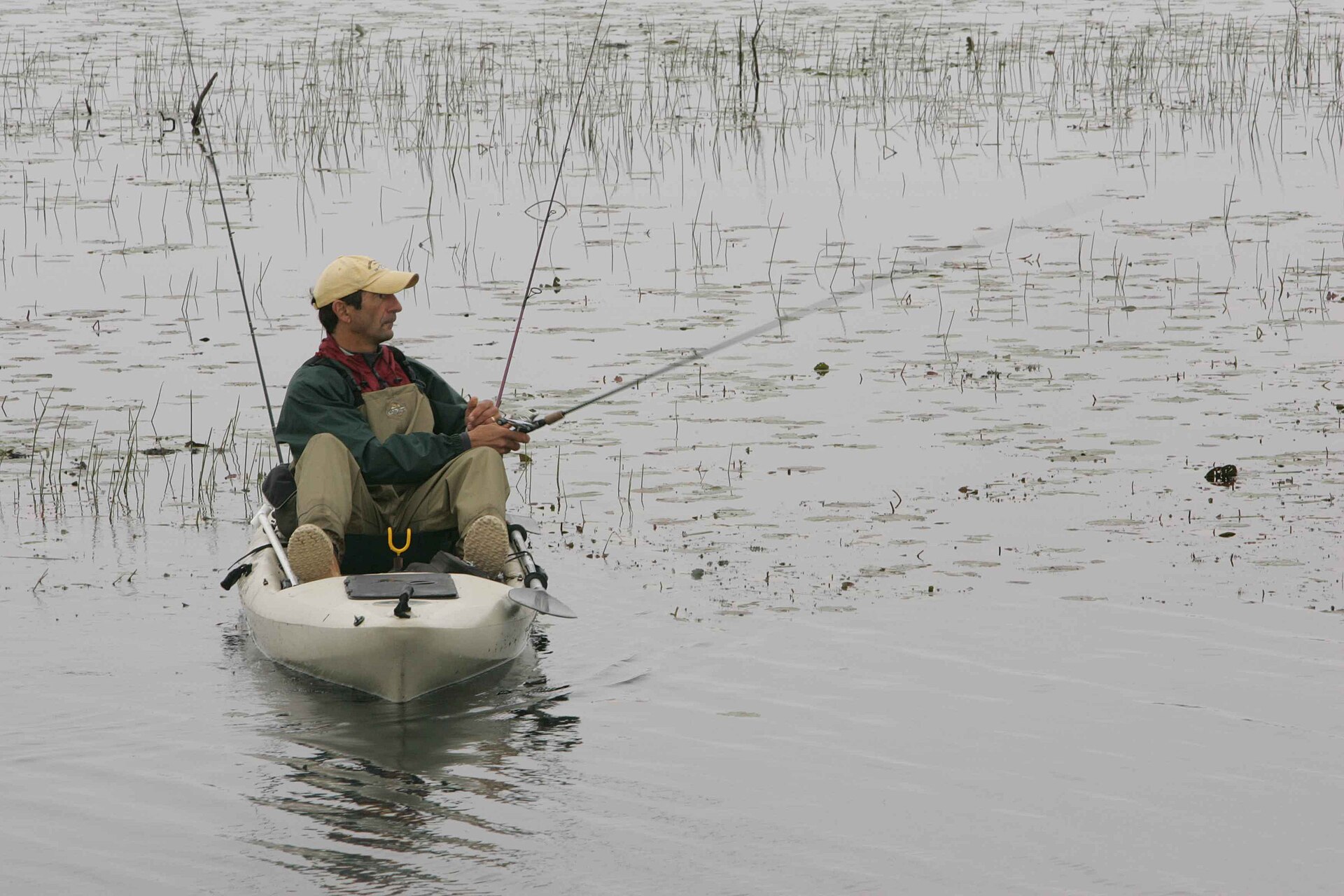 Kayak fishing